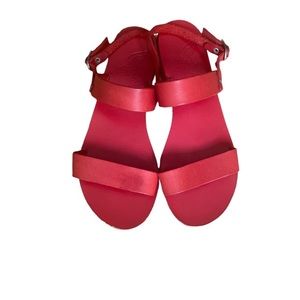 CLEON Ancient Greek red sandals size 7